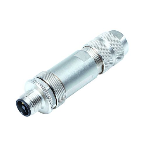 Conector de datos - 813 series - Franz Binder GmbH + Co. Elektrische Bauelemente KG - de alimentación eléctrica / macho / con dispositivo de bloqueo mediante tornillo