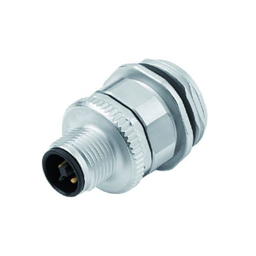 Conector de datos - 813 series - Franz Binder GmbH + Co. Elektrische Bauelemente KG - de alimentación eléctrica / macho / con dispositivo de bloqueo mediante tornillo
