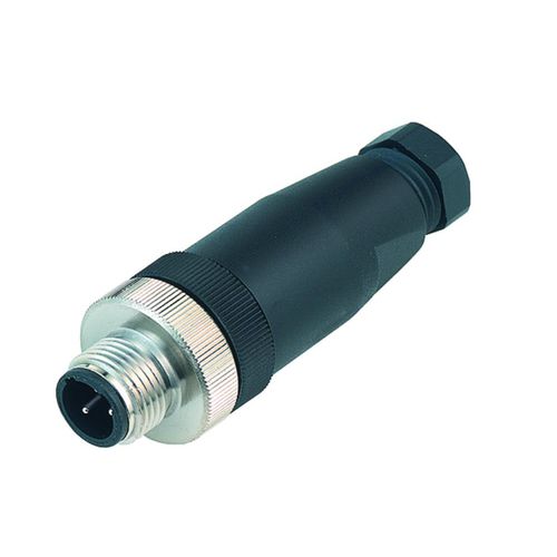 Conector de datos - 815 series - Franz Binder GmbH + Co. Elektrische Bauelemente KG - de alimentación eléctrica / macho / con dispositivo de bloqueo mediante tornillo