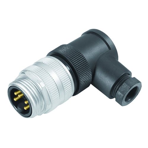 Conector de datos - 820 series - Franz Binder GmbH + Co. Elektrische Bauelemente KG - de alimentación eléctrica / acodado / circular