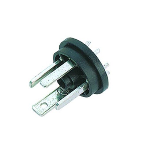 Conector de alimentación eléctrica - 230/C series - Franz Binder GmbH + Co. Elektrische Bauelemente KG - DIN / circular / macho