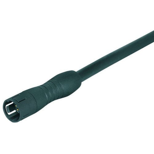 Conector de alimentación eléctrica - 620 series - Franz Binder GmbH + Co. Elektrische Bauelemente KG - circular / macho / de presión