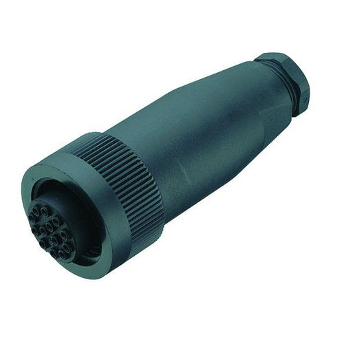 Conector de alimentación eléctrica - 694 series - Franz Binder GmbH + Co. Elektrische Bauelemente KG - DIN / circular / hembra