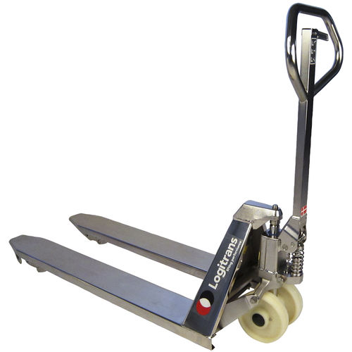 Transpaleta manual - Panther Inox - Logitrans - multifunción / de acero inoxidable