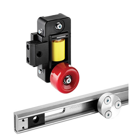 Guía lineal de rodillos - AL4190  - ACCURIDE - de aluminio / con riel / reglable