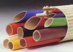 Funda aislante - Isotex - BIW Isolierstoffe - trenzada / para cables / fibra de vidrio