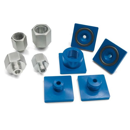 Accesorio de montaje de metal - 0008207 - VUOTOTECNICA - de acero galvanizado / de aluminio / de ventosa