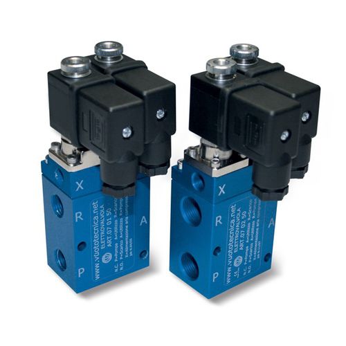 Electroválvula de control asistido - 070x51 series - VUOTOTECNICA - de 3 vías / NC / NA