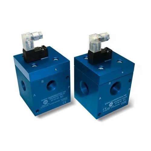 Electroválvula de control directo - 070x43Nx series - VUOTOTECNICA - de 3 vías / NC / NA