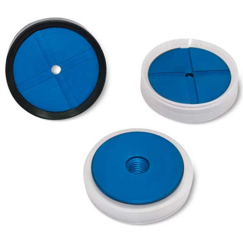 Ventosa para la prensión de latas de bebidas - 015615 - VUOTOTECNICA - redonda / plana / de silicona