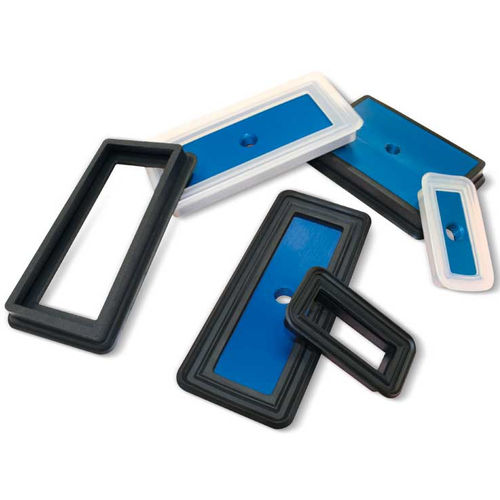 Ventosa rectangular - 014075 - VUOTOTECNICA - plana / de silicona / de caucho