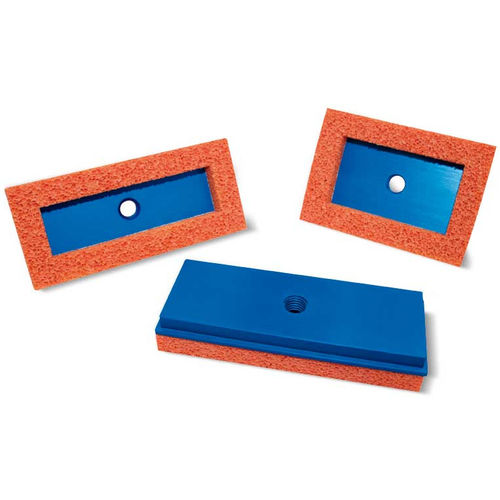 Ventosa rectangular - 0110775  - VUOTOTECNICA - plana / de caucho / de aluminio anodizado