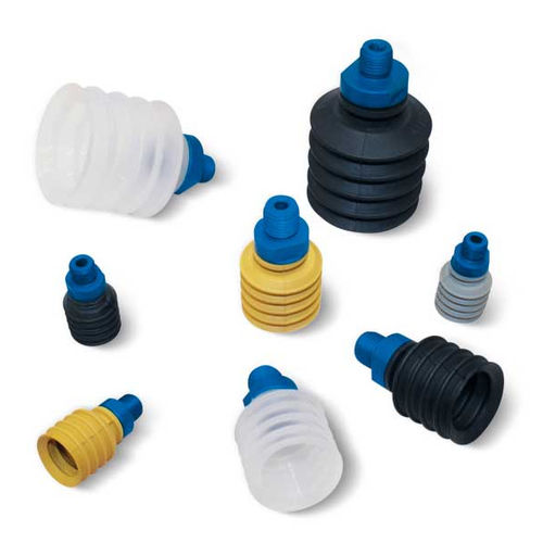 Ventosa de fuelle - 012023 - VUOTOTECNICA - de silicona / de caucho / de aluminio anodizado