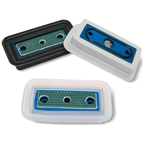 Ventosa antideslizamiento - 014075 - VUOTOTECNICA - rectangular / plana / de silicona