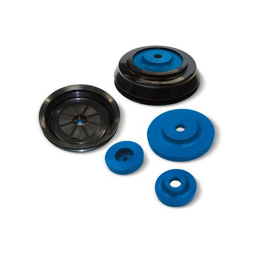 Ventosa para vidrio - 0115055 - VUOTOTECNICA - de fuelle / circular / de silicona