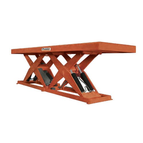 Mesa elevadora de tijera larga - X series - Presto Lifts - hidráulica / estacionaria / para cargas pesadas