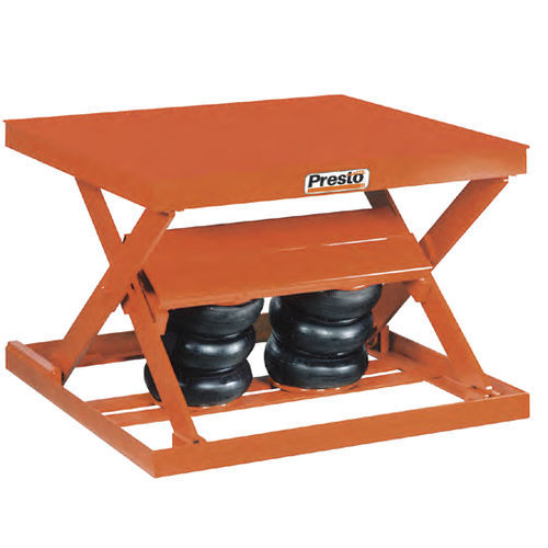 Mesa elevadora de tijera - AX series - Presto Lifts - con pedal / neumática / estacionaria