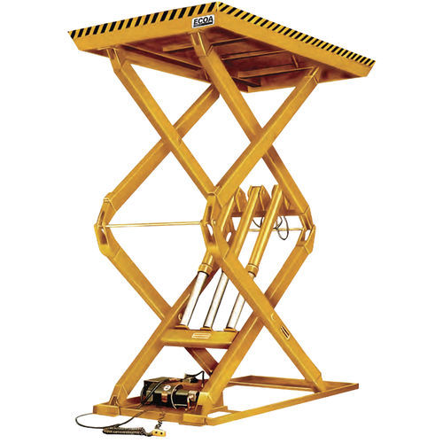 Mesa elevadora de doble tijera - DSL series - Presto Lifts - eléctrica / estacionaria / para cargas pesadas