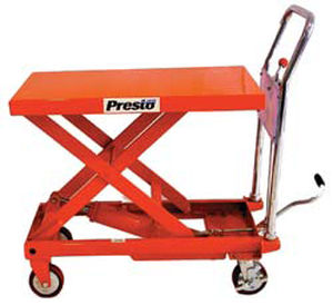 Mesa elevadora de tijera - XP, WXP series - Presto Lifts - eléctrica / móvil / enrollable