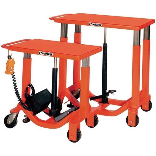 Mesa elevadora de columna - BP series - Presto Lifts - eléctrica / con pedal / mecánica