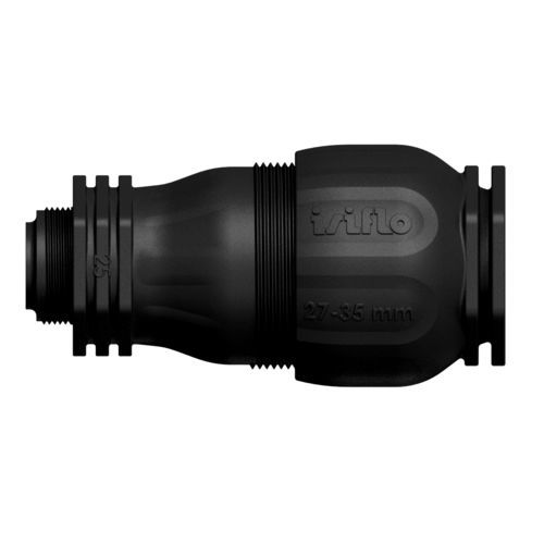 Adaptador hidráulico para tubos - 136 - Isiflo AS - roscado / de POM / recto