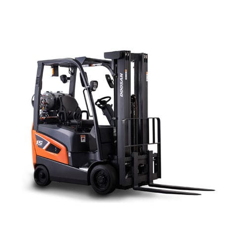 Carretilla elevadora de GLP - GC15S-9 - Daewoo Industrial Vehicles - con operador sentado / de manipulación / industrial
