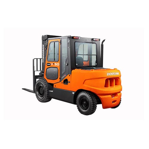 Carretilla elevadora diésel - DxxSC-5 - Daewoo Industrial Vehicles - con operador sentado / de manipulación / industrial