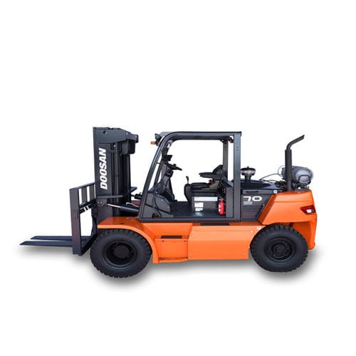 Carretilla elevadora de GLP - Gx0S-7 series - Daewoo Industrial Vehicles - con operador sentado / de manipulación / industrial