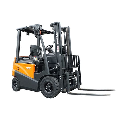 Carretilla elevadora con contrapeso - B15N - Daewoo Industrial Vehicles - eléctrica / con operador sentado / con 4 ruedas