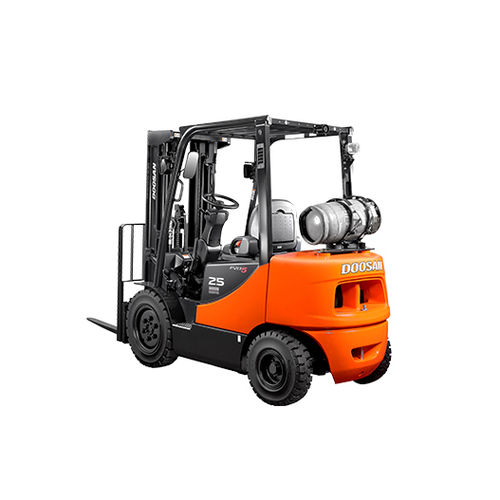 Carretilla elevadora de GLP - GCxxE-5 series - Daewoo Industrial Vehicles - con operador sentado / de manipulación / industrial