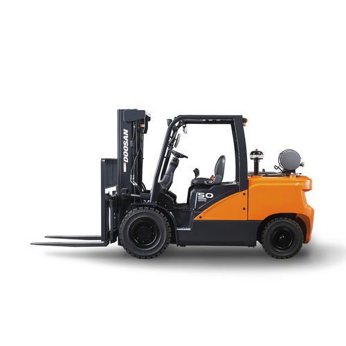 Carretilla elevadora de GLP - G35S-7 - Daewoo Industrial Vehicles - con operador sentado / industrial / para almacén
