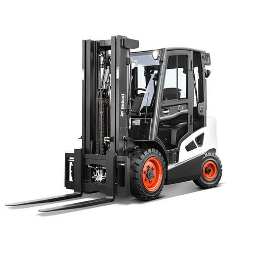 Carretilla elevadora diésel - D series - Doosan Industrial Vehicles - con operador sentado / de manipulación / de precisión