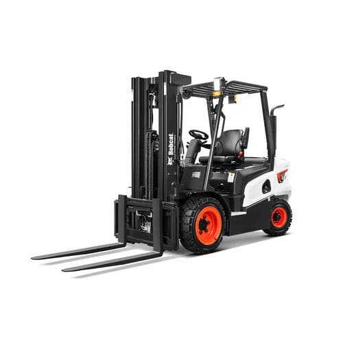 Carretilla elevadora eléctrica - D series - Doosan Industrial Vehicles - con operador sentado / de manipulación / con contrapeso