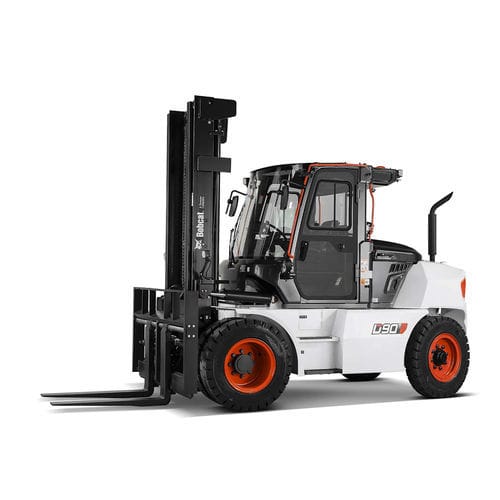 Carretilla elevadora diésel - D series - Doosan Industrial Vehicles - con operador sentado / de manipulación / de bajo ruido