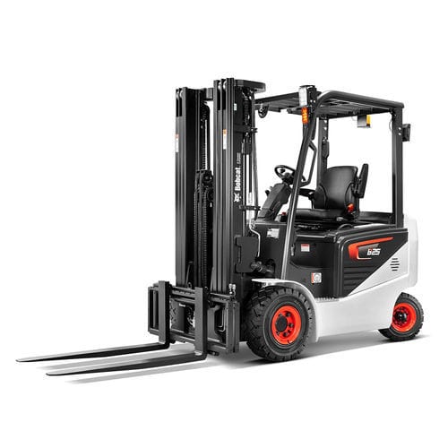 Carretilla elevadora eléctrica - B series - Doosan Industrial Vehicles - con operador sentado / de manipulación / de alta eficacia