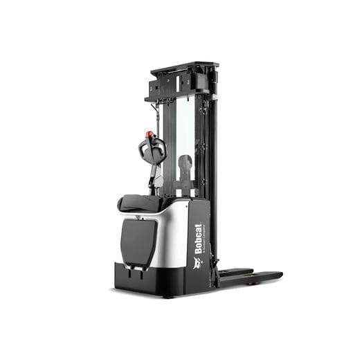 Apiladora eléctrica - BSR1 series - Doosan Industrial Vehicles - con operador sentado / con plataforma / para batería