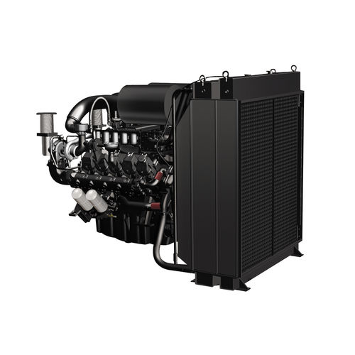 Motor térmico de gas natural - GV180TI - HD HYUNDAI INFRACORE - de 10 cilindros / turbo / para grupo electrógeno