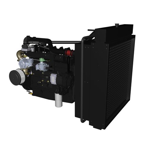 Motor térmico de gas natural - GE08TI - HD HYUNDAI INFRACORE - de 6 cilindros / turbo / en línea