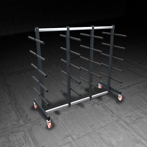 Carro de almacenamiento - STACK - Emmegi Group - aluminio / de perfil