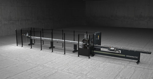 Máquina de corte CNC - VEGAMATIC series - Emmegi Group - de hoja rotativa / para PVC / para aluminio
