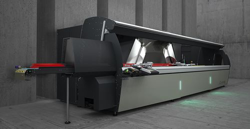 Tronzadora doble cabezal para aluminio - COMPOUND CUT - Emmegi Group - para perfiles / CNC
