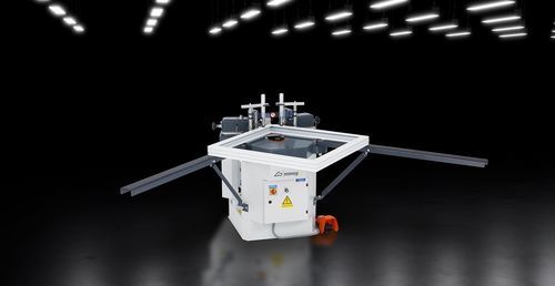 Engastadora para perfiles de aluminio - MACH1 - Emmegi Group - de aluminio / automática / neumática