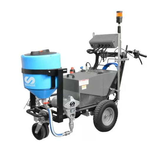 Unidad de proyección móvil - ECO K21 - LARIUS SRL - de pintura / neumática / airless