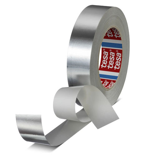 Cinta adhesiva conductora - 4386 - Tesa - de aluminio / separador de papel / acrílica