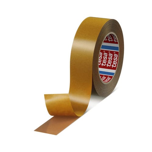 Cinta adhesiva de fijación - HAF® 8405 - Tesa - de caucho / separador de papel / goma