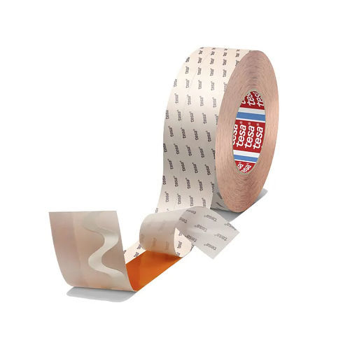Cinta adhesiva de fijación - 51680 - Tesa - en papel liso / acrílica / naranja