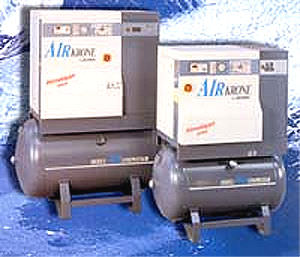 Compresor de tornillo - Bottarini - de aire / con motor eléctrico / estacionario