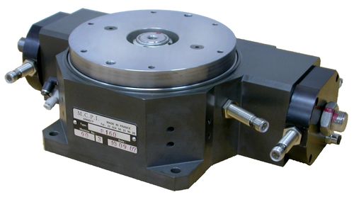 Plato divisor neumático - P160 - MCPI SAS - horizontal / para máquina herramienta / con diente plano