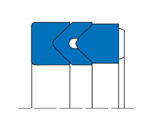 Junta de cheurón - EK, EKV series - Simrit - de acero / V-ring / de pistón
