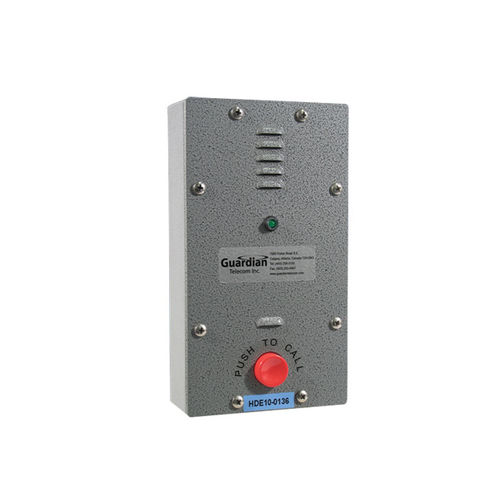 Teléfono analógico - 0.25 W, 85 dB | HDE series - Guardian Telecom - de pared / de emergencia